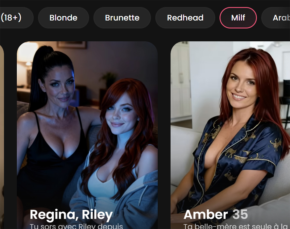 Candy AI filtre MILF
